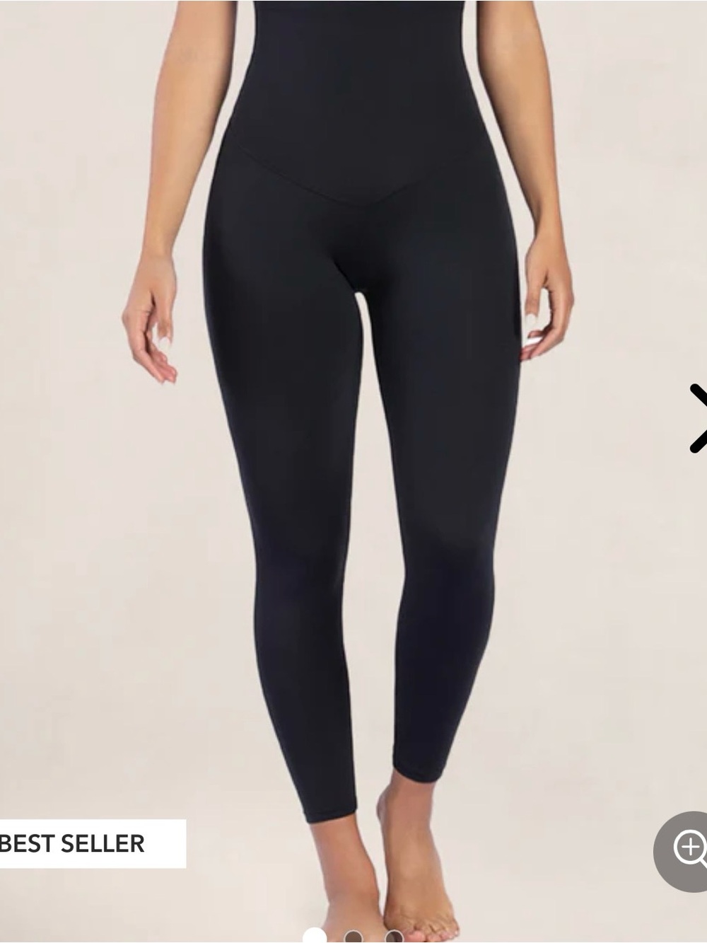 Shapermint Black High-Waist Shaping Jumpsuit Leggings
